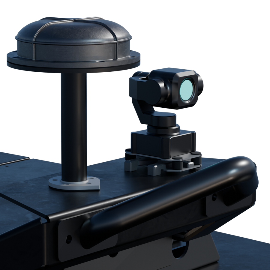 marine servo, IP67 waterproof servo, submersible servo, ROV servo, marine harness, panel mount connector, payload release, USV winch.