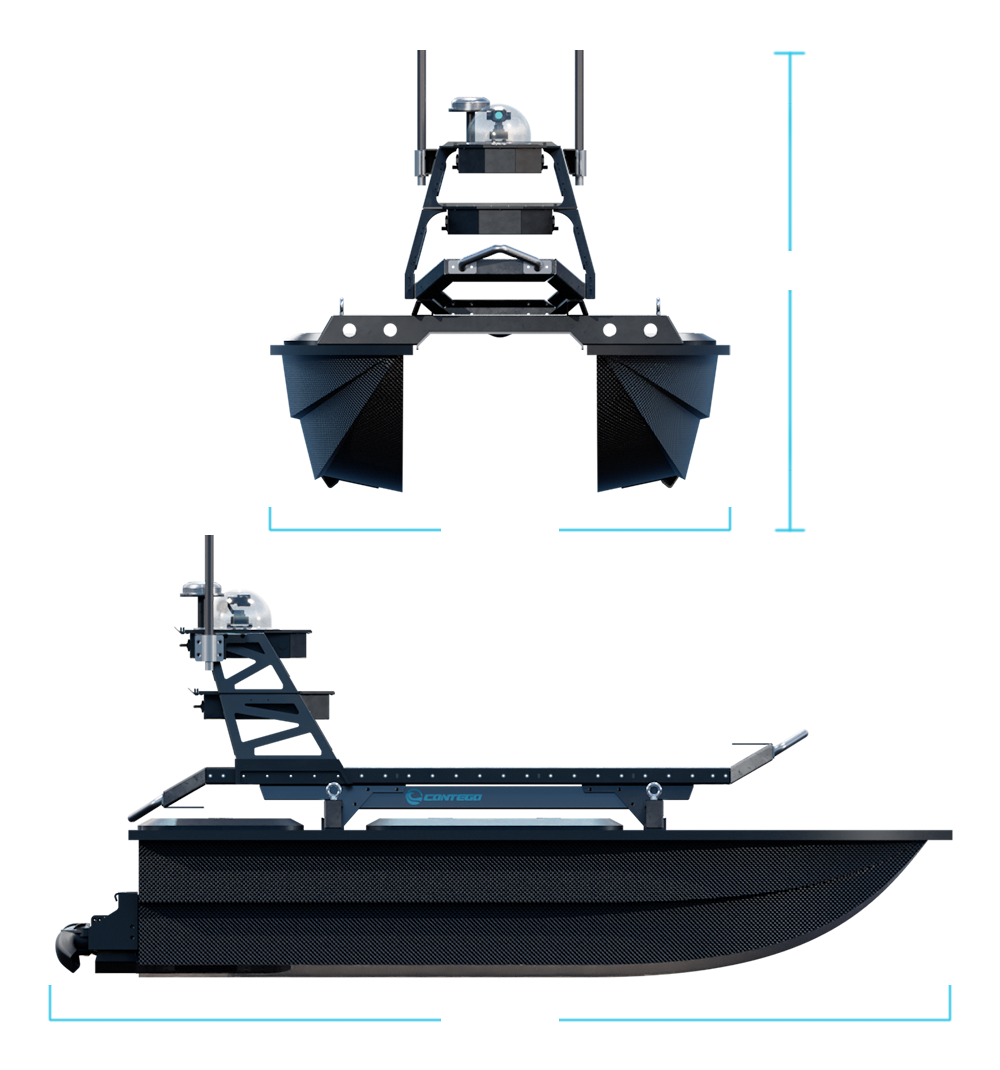 Contego - Maven 210 geometry mob- USV for marine robotics