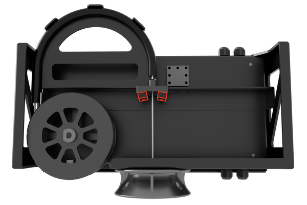 A rugged and versatile winch system designed for lifting and submerging payloads with precision and safety. Equipped with a waterproof electronics box (IP68) and customizable spool configurations, it delivers reliability in marine operations.
contego - multipurpose winch aluminum structure - usv for marine robotics